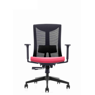 鍍鉻底座黑色網狀接待會議訪客椅AS-6212B